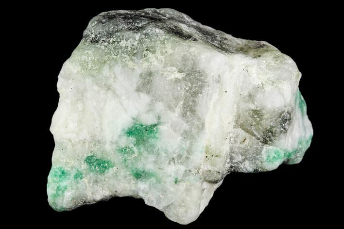 Beryl (Var Emerald) in Calcite - Khaltoru Mine, Pakistan #112073